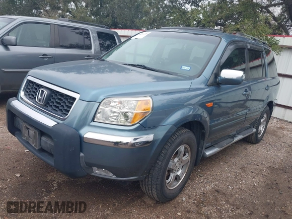 2007 Honda Pilot EX-L with VIN 5FNYF28717B034295, listed as a IAAI auction lot 41631628 with 195,572 mi miles. Bid and sale history available at carsss.com. Image 2.