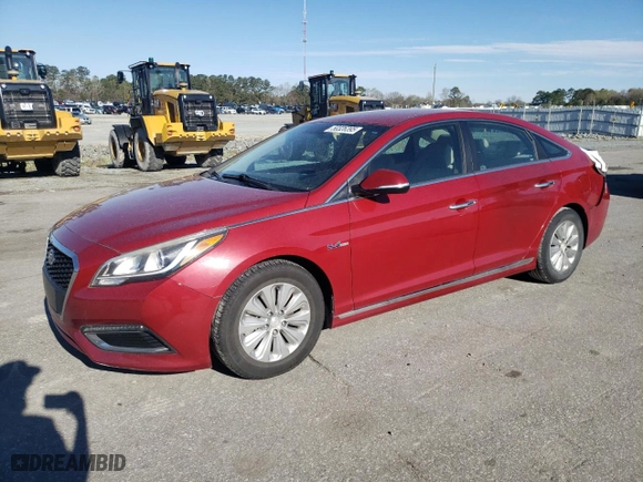 2016 Hyundai Sonata Hybrid SE with VIN KMHE24L15GA033166, listed as a Copart auction lot 50326395 with 148,434 mi miles and Salvage Title. Bid and sale history available at carsss.com. Image 1.