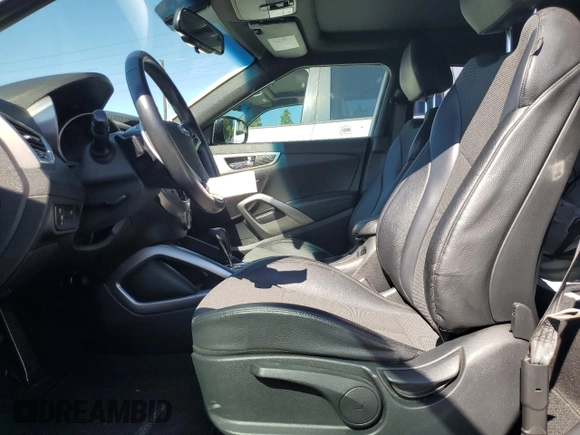 2016 Hyundai Veloster with VIN KMHTC6AD2GU289258, listed as a Copart auction lot 65821443 with 64,420 mi miles. Bid and sale history available at carsss.com. Image 7.