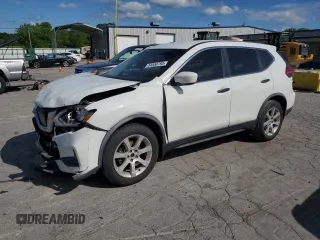 2017 Nissan Rogue S with VIN KNMAT2MT7HP613604, listed as a Copart auction lot 54550795 with 111,808 mi miles and Salvage Title. Bid and sale history available at DreamBid. Image 1.