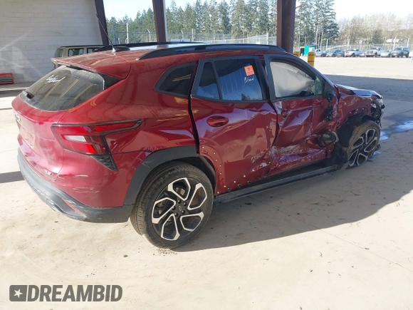 2024 Chevrolet Trax 2RS with VIN KL77LJE20RC231365, listed as a IAAI auction lot 41959654 with Not Provided miles and . Bid and sale history available at DreamBid. Image 4.