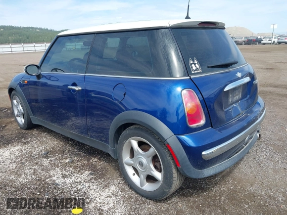2003 MINI Hardtop z VIN WMWRC33483TC48109, wystawiony jako IAAI lot #42245601 z przebiegiem 100 738 mil mil oraz . Historia ofert i sprzedaży dostępna na DreamBid. Obrazek 3.