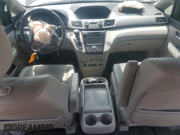 2016 Honda Odyssey EX-L with VIN 5FNRL5H60GB056665, listed as a Copart auction lot 53809485 with 189,197 mi miles and Salvage Title. Bid and sale history available at carsss.com. Image 8.