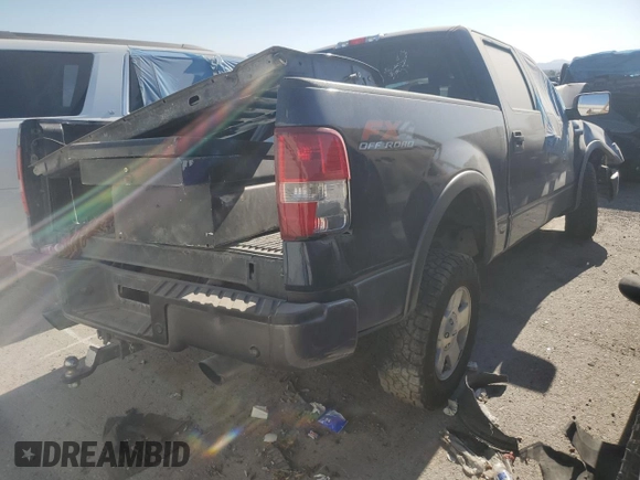 2005 Ford F-150 XLT with VIN 1FTPW14525KE57297, listed as a Copart auction lot 58652035 with Not provided miles and Salvage title. Bid and sale history available at DreamBid. Image 3.