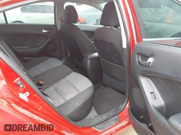 2014 Kia Forte EX with VIN KNAFX4A81E5220515, listed as a IAAI auction lot 42073436 with 132,405 mi miles. Bid and sale history available at carsss.com. Image 8.
