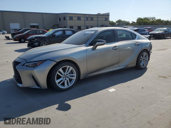 2021 Lexus IS 300 with VIN JTHAA1D22M5116858, listed as a Copart auction lot 72009944 with 62,710 mi miles and Clean title. Bid and sale history available at DreamBid. Image 1.