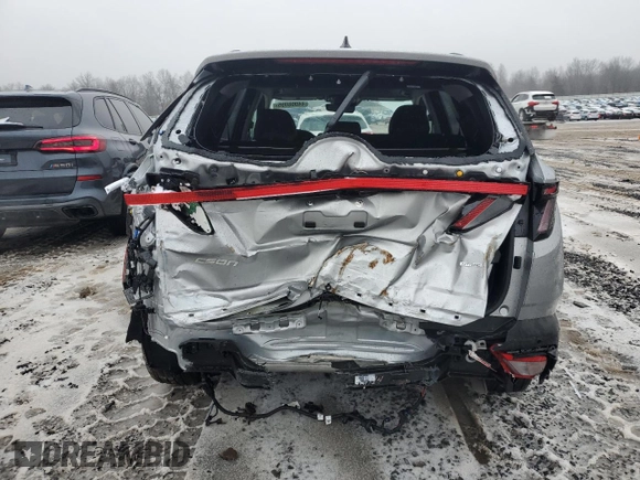 2025 Hyundai Tucson Limited with VIN 5NMJECDE7SH499993, listed as a Copart auction lot 44008095 with 2,087 mi miles and Salvage Title. Bid and sale history available at carsss.com. Image 6.