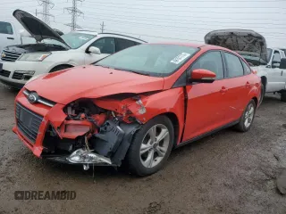 2014 Ford Focus SE with VIN 1FADP3F28EL449199, listed as a Copart auction lot 48191115 with 116,923 mi miles and Salvage Title. Bid and sale history available at carsss.com. Image 1.