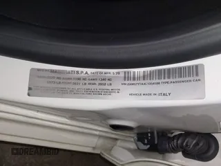 2020 Maserati Ghibli S Q4 z VIN ZAM57YTAXL1354588, wystawiony jako IAAI lot #42337502 z przebiegiem 60 681 mil mil oraz . Historia ofert i sprzedaży dostępna na DreamBid. Obrazek 9.