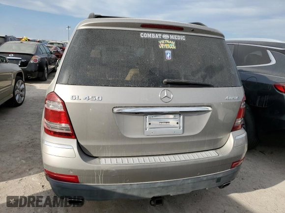 2009 Mercedes-Benz GL-Class 4.6L with VIN 4JGBF71E19A443397, listed as a Copart auction lot 76158094 with 0 mi miles and Salvage Title. Bid and sale history available at carsss.com. Image 6.