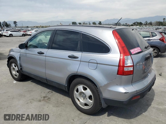 2007 Honda CR-V LX with VIN JHLRE38327C011361, listed as a Copart auction lot 52404595 with 194,296 mi miles and Salvage Title. Bid and sale history available at carsss.com. Image 2.