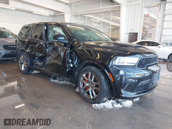 2021 Dodge Durango R/T with VIN 1C4SDJCT1MC788493, listed as a IAAI auction lot 41213673 with 80,287 mi miles and . Bid and sale history available at DreamBid. Image 1.