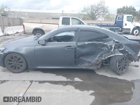 2009 Lexus IS 250 with VIN JTHBK262695087036, listed as a IAAI auction lot 41944640 with 221,438 mi miles and . Bid and sale history available at DreamBid. Image 15.