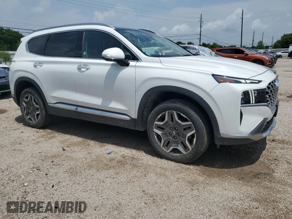 2023 Hyundai Santa Fe Limited with VIN 5NMS4DAL2PH517081, listed as a Copart auction lot 54197505 with 53,584 mi miles and Salvage Title. Bid and sale history available at DreamBid. Image 4.