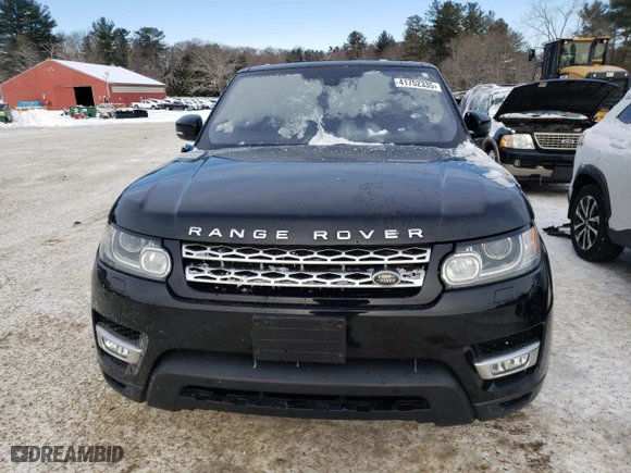 2016 Land Rover Range Rover Sport V6 HSE with VIN SALWR2PF6GA117925, listed as a Copart auction lot 41752335 with 81,343 mi miles and Clean Title. Bid and sale history available at carsss.com. Image 5.