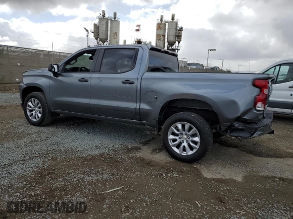 2020 Chevrolet Silverado 1500 Custom with VIN 3GCPWBEH9LG362156, listed as a Copart auction lot 47563805 with 72,267 mi miles and Salvage Title. Bid and sale history available at carsss.com. Image 2.