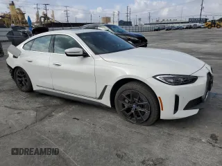 2024 BMW i4 eDrive35 z VIN WBY43AW05RFT14046, wystawiony jako Copart lot #54940645 z przebiegiem 6 456 mil mil oraz Szkoda całkowita • Salvage title. Historia ofert i sprzedaży dostępna na DreamBid. Obrazek 4.