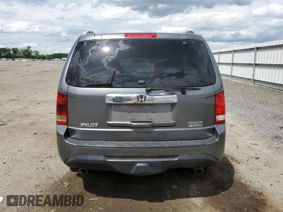 2012 Honda Pilot Touring with VIN 5FNYF4H99CB045763, listed as a Copart auction lot 54984825 with 217,548 mi miles and Clean Title. Bid and sale history available at DreamBid. Image 6.