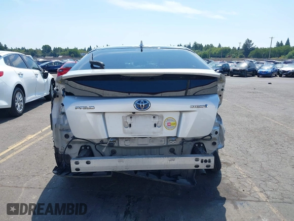2017 Toyota Prius Two with VIN JTDKBRFU8H3057364, listed as a IAAI auction lot 39968207 with 268,086 mi miles. Bid and sale history available at carsss.com. Image 17.