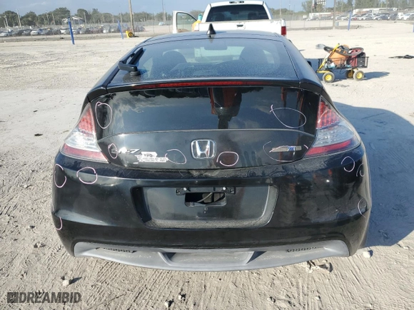 2012 Honda CR-Z with VIN JHMZF1D45CS001998, listed as a Copart auction lot 88301985 with 146,306 mi miles and Salvage Title. Bid and sale history available at carsss.com. Image 6.