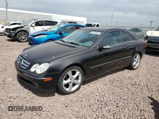 2005 Mercedes-Benz CLK-Class 3.2L with VIN WDBTJ65J65F122279, listed as a Copart auction lot 44010615 with 216,416 mi miles and Clean Title. Bid and sale history available at carsss.com. Image 1.