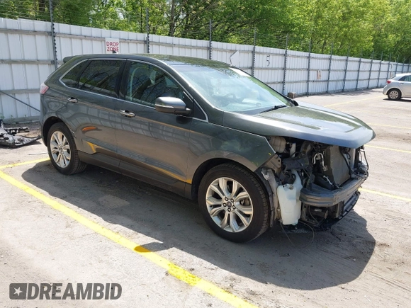 2020 Ford Edge Titanium with VIN 2FMPK4K96LBA56972, listed as a IAAI auction lot 42246224 with 109,463 mi miles and . Bid and sale history available at DreamBid. Image 1.
