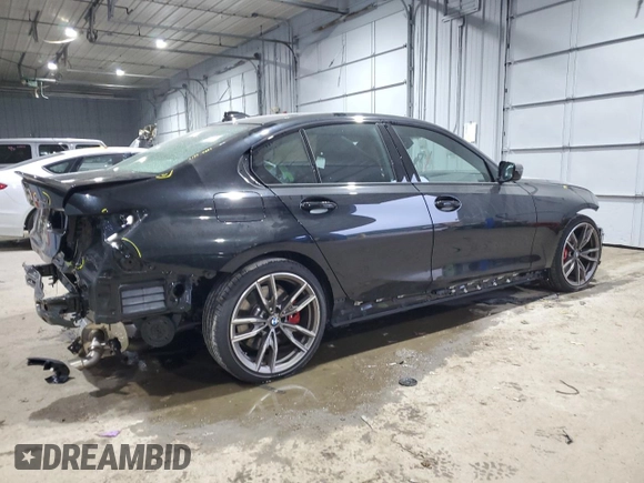 2022 BMW 3 Series M340i xDrive with VIN 3MW5U9J02N8C30176, listed as a Copart auction lot 83947374 with 20,863 mi miles and Salvage Title. Bid and sale history available at carsss.com. Image 3.