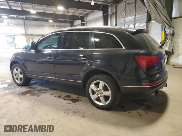 2014 Audi Q7 with VIN WA1CMBFE3ED007194, listed as a Copart auction lot 53189005 with Not provided miles and Salvage title. Bid and sale history available at DreamBid. Image 2.