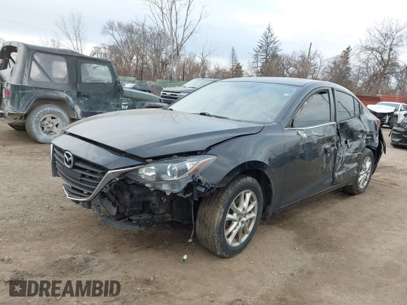 2016 Mazda 3 i Touring with VIN 3MZBM1V75GM311503, listed as a IAAI auction lot 41882706 with 131,123 mi miles and . Bid and sale history available at carsss.com. Image 2.