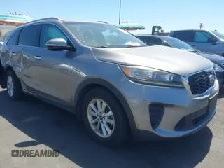 2019 Kia Sorento LX with VIN 5XYPG4A59KG462713, listed as a IAAI auction lot 42008869 with 91,485 mi miles and . Bid and sale history available at DreamBid. Image 1.