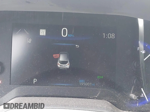 2019 Toyota Corolla Hatchback SE with VIN JTNK4RBEXK3033062, listed as a IAAI auction lot 41471618 with 195,001 mi miles. Bid and sale history available at carsss.com. Image 16.