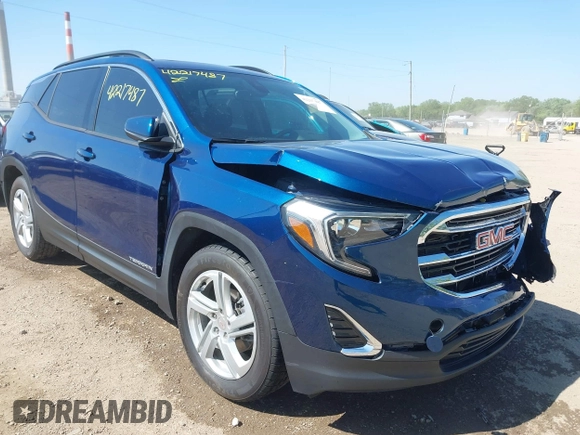2020 GMC Terrain SLE z VIN 3GKALMEV8LL177169, wystawiony jako IAAI lot #42217487 z przebiegiem 75 303 mil mil oraz . Historia ofert i sprzedaży dostępna na DreamBid. Obrazek 6.