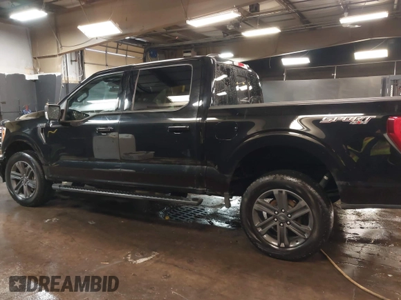 2023 Ford F-150 XL with VIN 1FTFW1E5XPKE80999, listed as a IAAI auction lot 41596993 with 33,285 mi miles. Bid and sale history available at carsss.com. Image 15.