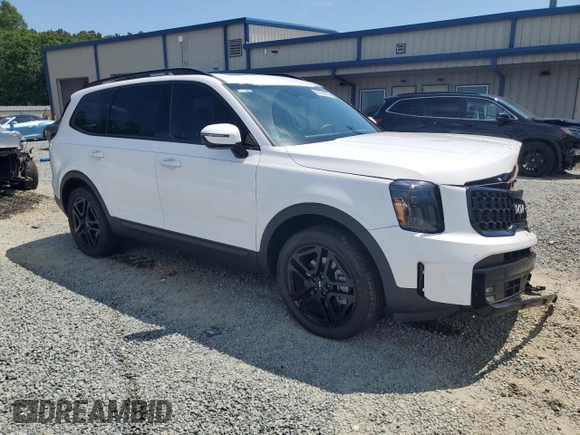 2024 Kia Telluride SX X-Line with VIN 5XYP5DGC6RG554710, listed as a Copart auction lot 63592275 with 11,513 mi miles and Salvage title. Bid and sale history available at DreamBid. Image 4.