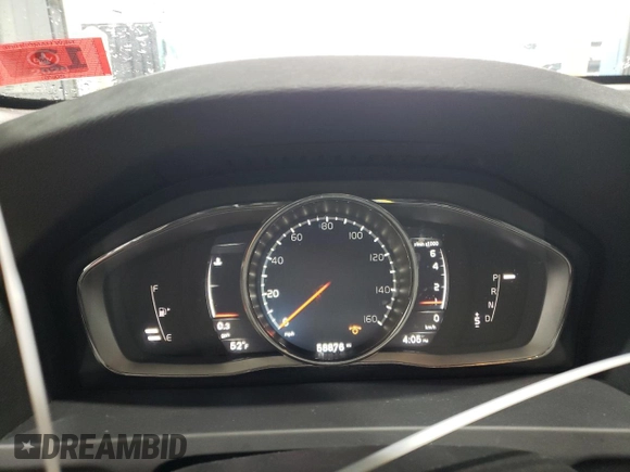 2017 Volvo S60 Dynamic with VIN YV140MTL4H2433569, listed as a Copart auction lot 49250825 with 58,876 mi miles and Salvage Title. Bid and sale history available at carsss.com. Image 9.
