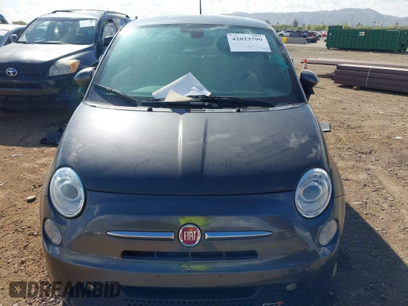 2016 FIAT 500e with VIN 3C3CFFGE8GT155154, listed as a IAAI auction lot 42023799 with 36,551 mi miles and . Bid and sale history available at DreamBid. Image 6.
