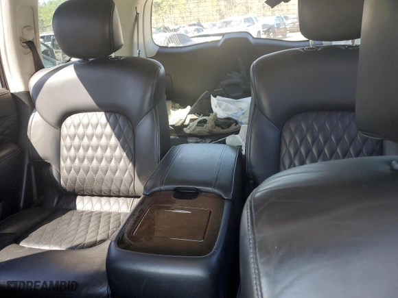 2018 Infiniti QX80 with VIN JN8AZ2NF5J9661074, listed as a Copart auction lot 47812065 with 118,059 mi miles and Salvage Title. Bid and sale history available at carsss.com. Image 10.
