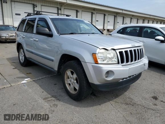 2007 Jeep Grand Cherokee Laredo with VIN 1J8GS48K77C575560, listed as a Copart auction lot 65741354 with 150,062 mi miles and Salvage Title. Bid and sale history available at carsss.com. Image 4.
