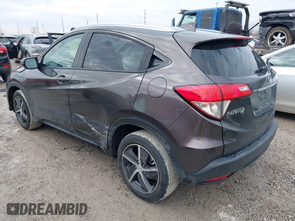 2021 Honda HR-V EX with VIN 3CZRU6H59MM720845, listed as a IAAI auction lot 41461037 with 32,716 mi miles. Bid and sale history available at carsss.com. Image 3.