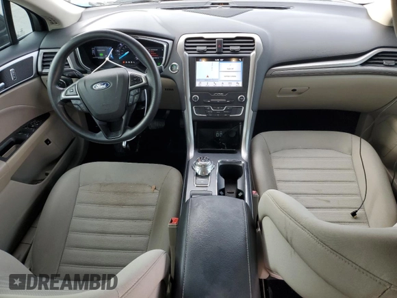 2019 Ford Fusion Hybrid SE with VIN 3FA6P0LUXKR243750, listed as a Copart auction lot 52634935 with 111,757 mi miles and Salvage Title. Bid and sale history available at carsss.com. Image 8.