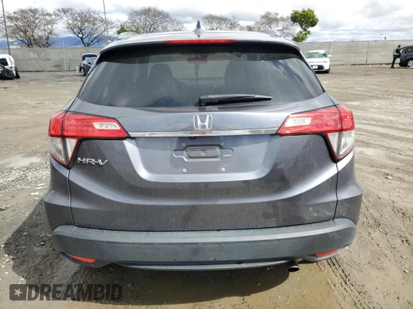 2019 Honda HR-V EX with VIN 3CZRU5H51KM716702, listed as a Copart auction lot 48826695 with 38,332 mi miles and Salvage Title. Bid and sale history available at carsss.com. Image 6.
