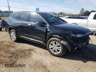 2024 Cadillac XT6 FWD Luxury with VIN 1GYKPAR40RZ721387, listed as a Copart auction lot 42929885 with 11,110 mi miles and Salvage Title. Bid and sale history available at carsss.com. Image 4.