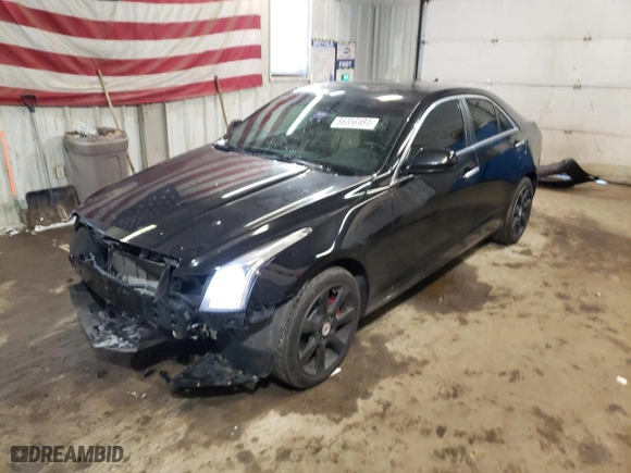 2014 Cadillac ATS Standard AWD with VIN 1G6AG5RX2E0159318, listed as a Copart auction lot 86356484 with NaN miles and Salvage Title. Bid and sale history available at carsss.com. Image 1.
