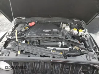 2021 Jeep Wrangler Unlimited Rubicon with VIN 1C4JJXFM7MW818199, listed as a Copart auction lot 87428474 with 18,696 mi miles and Salvage Title. Bid and sale history available at carsss.com. Image 12.