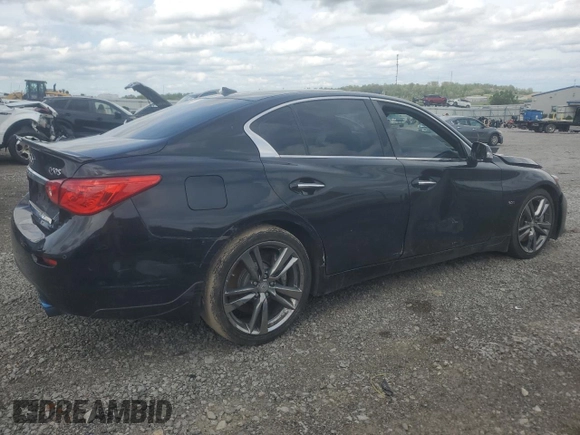 2017 Infiniti Q50 Sport z VIN JN1EV7AP9HM736244, wystawiony jako Copart lot #53419965 z przebiegiem 81 629 mil mil oraz Szkoda całkowita • Salvage title. Historia ofert i sprzedaży dostępna na DreamBid. Obrazek 3.