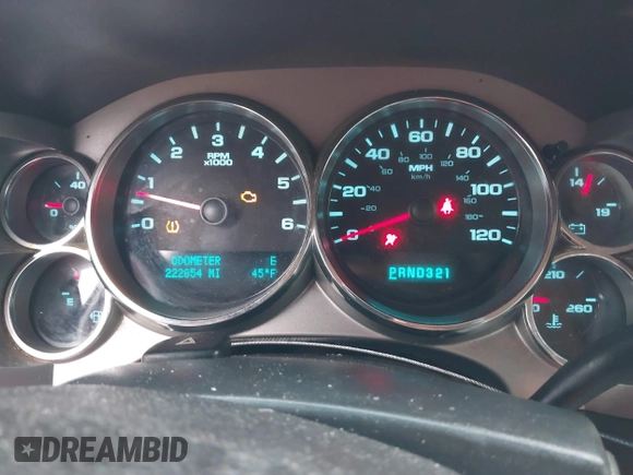 2011 Chevrolet Silverado 1500 LT with VIN 3GCPCSEA8BG116676, listed as a IAAI auction lot 41551781 with 222,854 mi miles and . Bid and sale history available at DreamBid. Image 7.