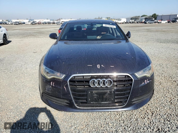 2014 Audi A6 Premium Plus with VIN WAUDFAFCXEN100850, listed as a Copart auction lot 60756835 with 67,389 mi miles and Salvage title. Bid and sale history available at DreamBid. Image 5.