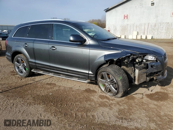 2015 Audi Q7 Premium Plus with VIN WA1LMAFE9FD019507, listed as a Copart auction lot 54137705 with 251,848 mi miles and Clean title. Bid and sale history available at DreamBid. Image 4.