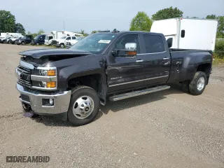 2015 Chevrolet Silverado 3500HD LTZ with VIN 1GC4K0E87FF610932, listed as a Copart auction lot 67093954 with 89,360 mi miles and Salvage Title. Bid and sale history available at carsss.com. Image 1.