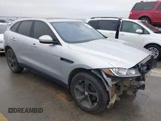 2017 Jaguar F-Pace 35t Premium with VIN SADCJ2BV5HA893369, listed as a IAAI auction lot 41586746 with 216,406 mi miles and . Bid and sale history available at DreamBid. Image 1.